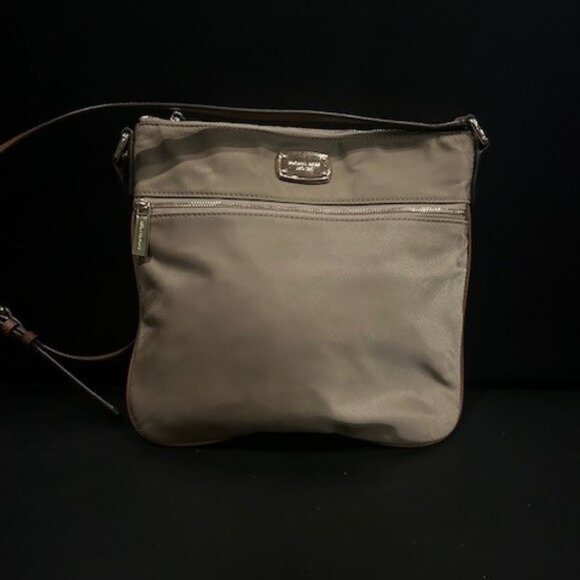 Michael Kors Small Tan Kempton Crossbody Bag Nylon - Picture 1 of 7